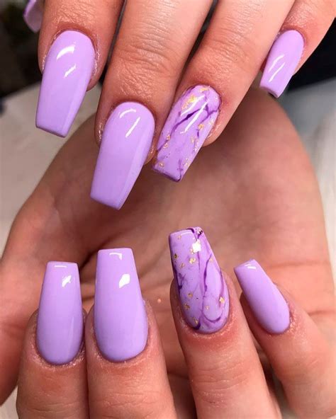 Long nails. . Purple acrylic nails